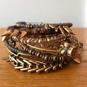 Alex and Ani Bracelet Set